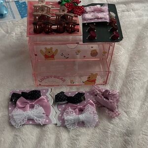 Capelli of New York Beige and Brown Hair Clips